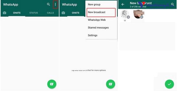 thiết lập tài khoản WhatsApp Messenger