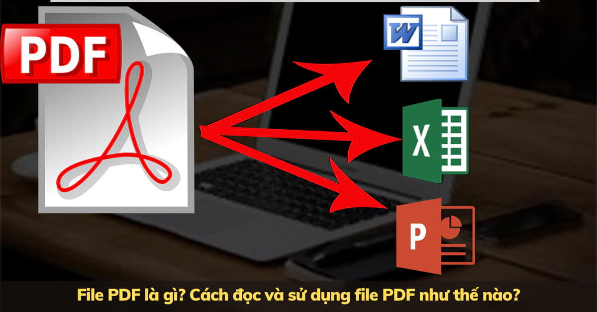cách chuyển file pdf sang các định dạng khác