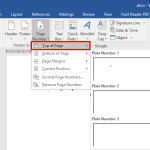 Hướng dẫn cách đánh số trang trong Microsoft Word 2016