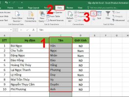 Hướng dẫn cách sắp xếp tên theo ABC trong Microsoft Excel