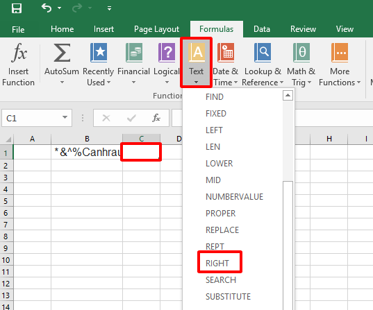 Cách sử dụng hàm Right trong Excel hình 2