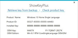 Cách xem lại Windows Product Key của Windows 10/8.1/7