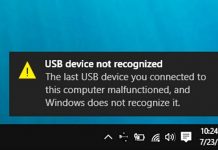 Khắc phục lỗi USB Device Not Recognized và Malfunction