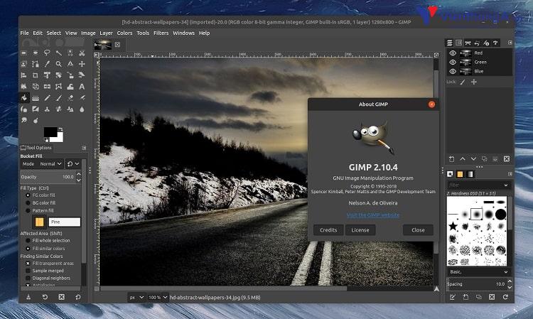 Link download GIMP for windows